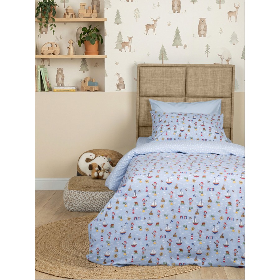 Σετ Σεντόνια Cotton Feelings 50 Μονό με λάστιχο(105x205+30)