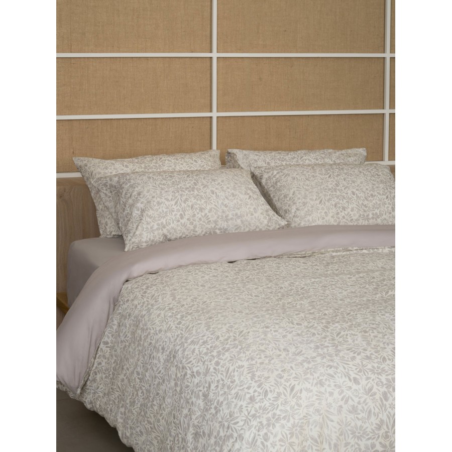 Σετ Σεντόνια Cotton Feelings 2070 Beige Μονό (165x270)