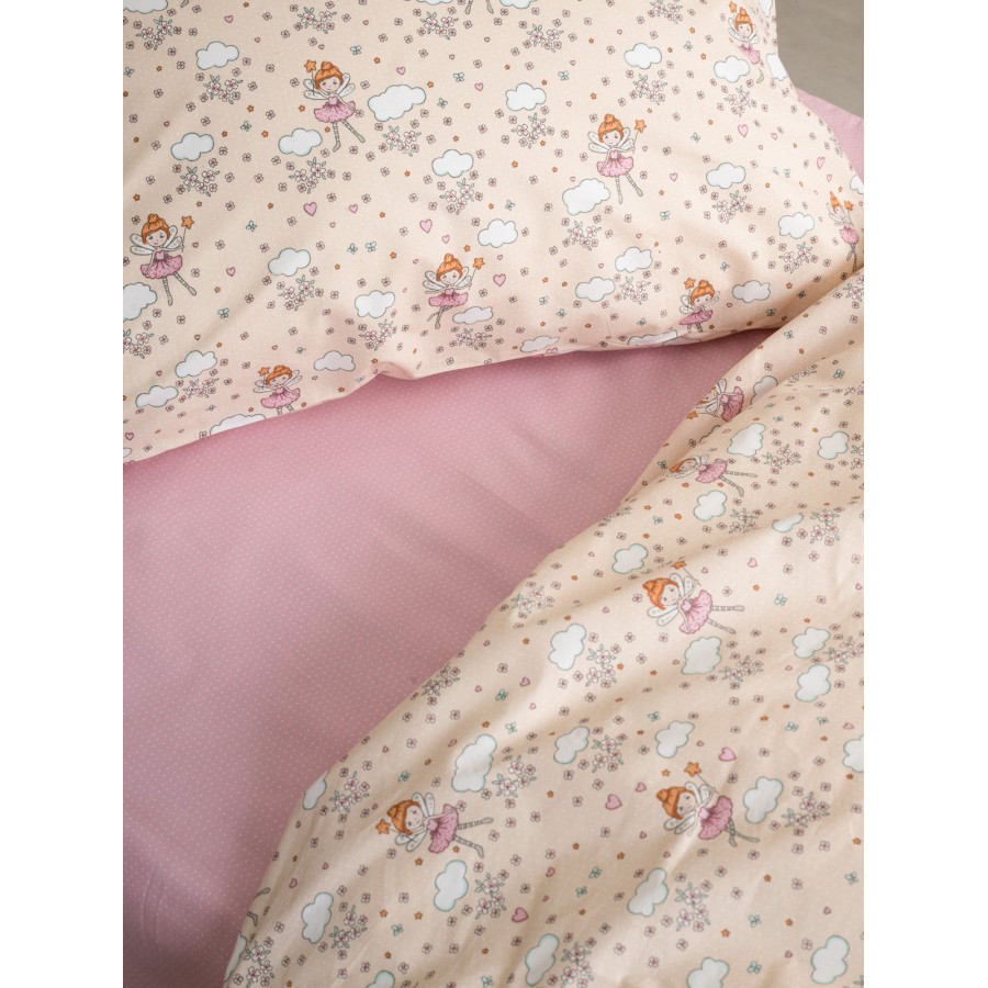Σετ Σεντόνια Cotton Feelings 52 Μονό με λάστιχο(105x205+30)