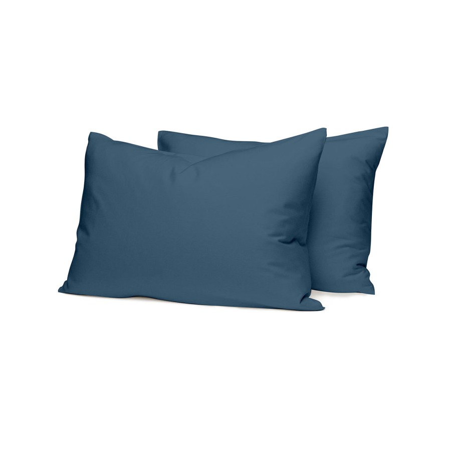 Σετ Σεντόνια Cotton Feelings 121 Sea Blue Μονό με λάστιχο(105x205+30)
