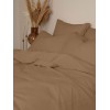 Σετ Σεντόνια Cotton Feelings 118 Brown Διπλό (200x270)