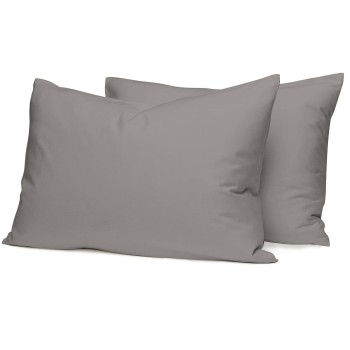 Σετ Σεντόνια Cotton Feelings 122 Paloma Grey Διπλό με λάστιχο (150x205+30)