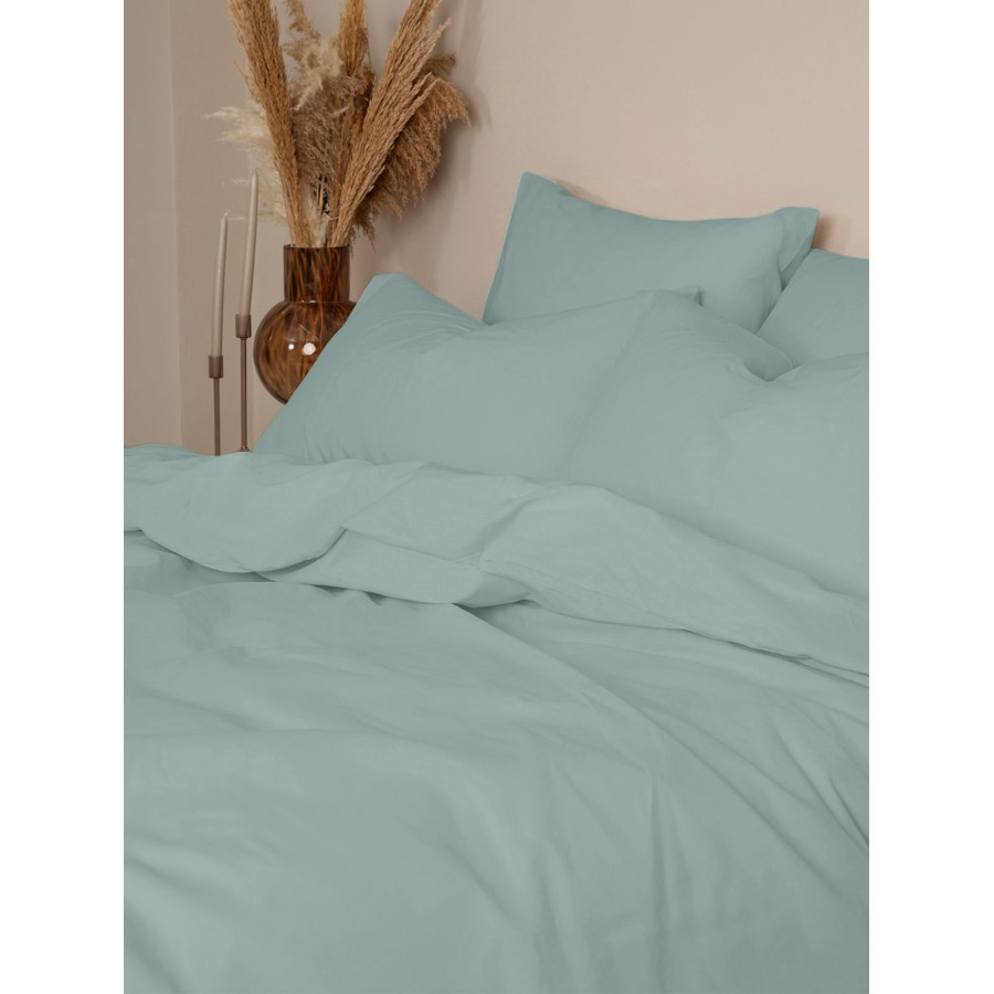 Σετ Σεντόνια Cotton Feelings 114 Light Aqua Υπέρδιπλο (235x270)