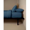 Σετ Σεντόνια Cotton Feelings 121 Sea Blue Υπέρδιπλο με λάστιχο (170x205+30)