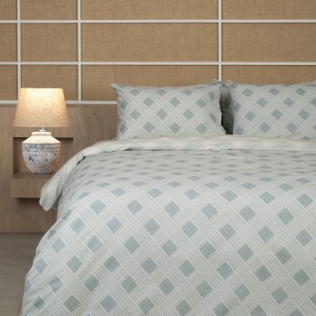 Σετ Σεντόνια Cotton Feelings 2072 Aqua King Size (260x270)