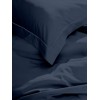 Σετ Σεντόνια Βαμβακοσατέν Omnia μονόχρωμα Blue King Size (280x300)