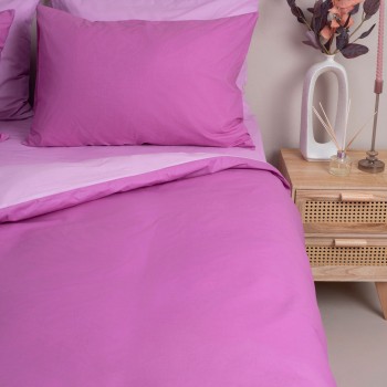 Σετ Σεντόνια Menta 201 Mauve-Lila Μονό με λάστιχο (100x200+30)
