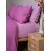 Σετ Σεντόνια Menta 201 Mauve-Lila Μονό με λάστιχο (100x200+30)