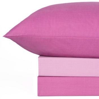 Σετ Σεντόνια Menta 201 Mauve-Lila Μονό με λάστιχο (100x200+30)