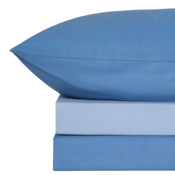 Σετ Σεντόνια Menta 202 Light Blue Μονό με λάστιχο (100x200+30)