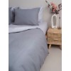 Σετ Σεντόνια Menta 203 Dark Grey Μονό με λάστιχο (100x200+30)