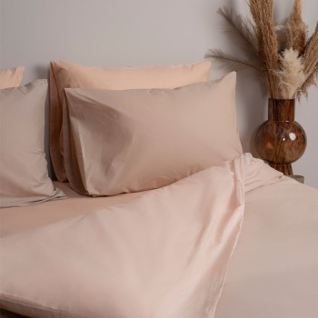 Σετ Σεντόνια Menta 204 Beige-Brown Μονό με λάστιχο (100x200+30)