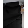 Σετ Σεντόνια Menta 208 Black Μονό με λάστιχο (100x200+30)