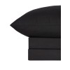 Σετ Σεντόνια Menta 208 Black Μονό με λάστιχο (100x200+30)