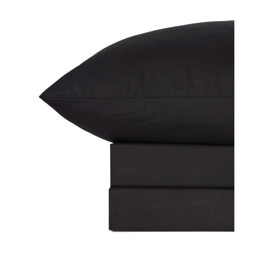 Σετ Σεντόνια Menta 208 Black Μονό με λάστιχο (100x200+30)