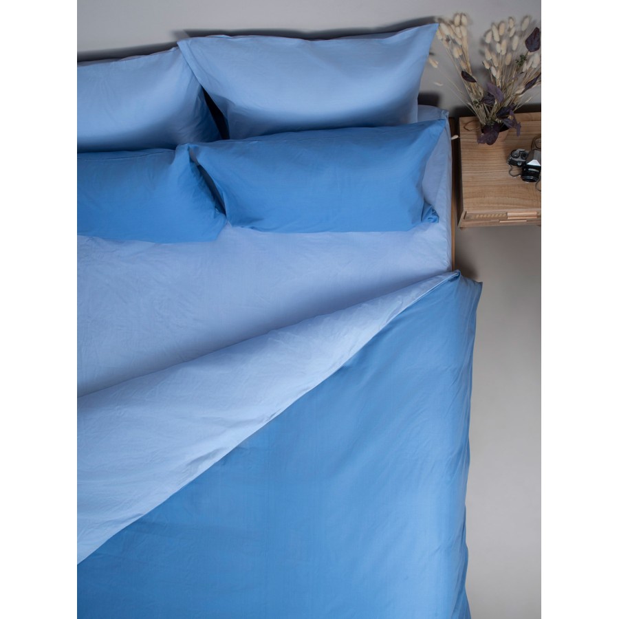 Σετ Σεντόνια Menta 202 Light Blue Υπέρδιπλο με λάστιχο (170x200+30)