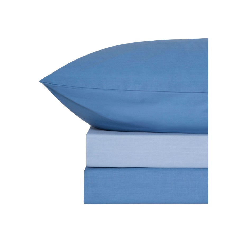 Σετ Σεντόνια Menta 202 Light Blue Υπέρδιπλο με λάστιχο (170x200+30)