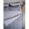 Σετ Σεντόνια Menta 203 Dark Grey Υπέρδιπλο με λάστιχο (170x200+30)