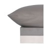 Σετ Σεντόνια Menta 203 Dark Grey Υπέρδιπλο με λάστιχο (170x200+30)