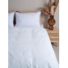 Σετ Σεντόνια Menta 209 White Υπέρδιπλο με λάστιχο (170x200+30)