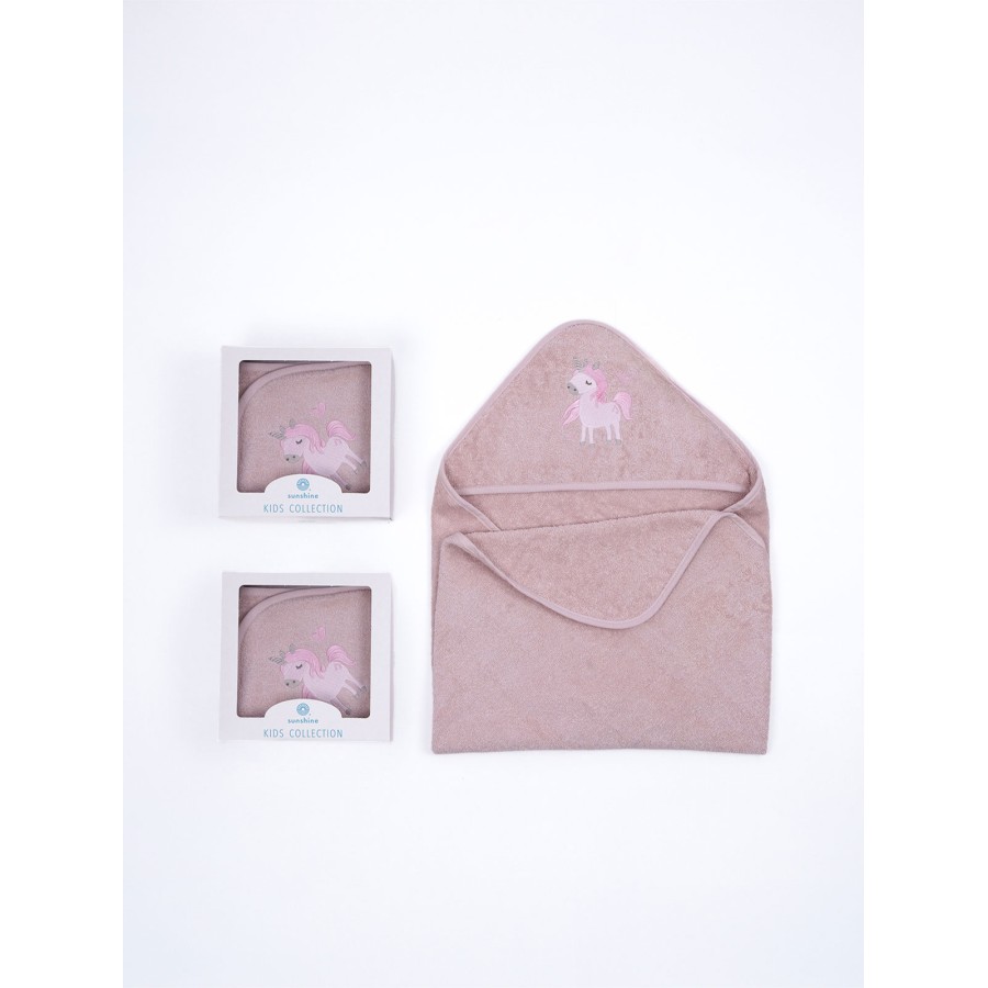Fluffy Κεντητή Κάπα Powder Unicorn 75x75