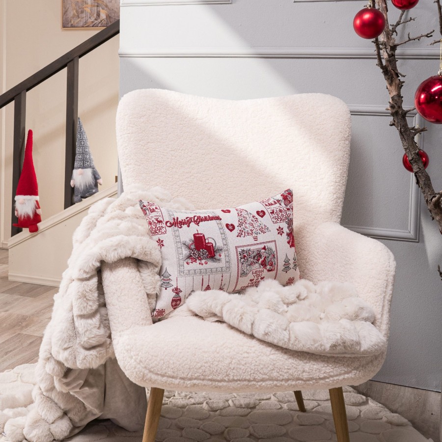 Μαξιλαροθήκη Gilgen - 50x50cm με γέμιση