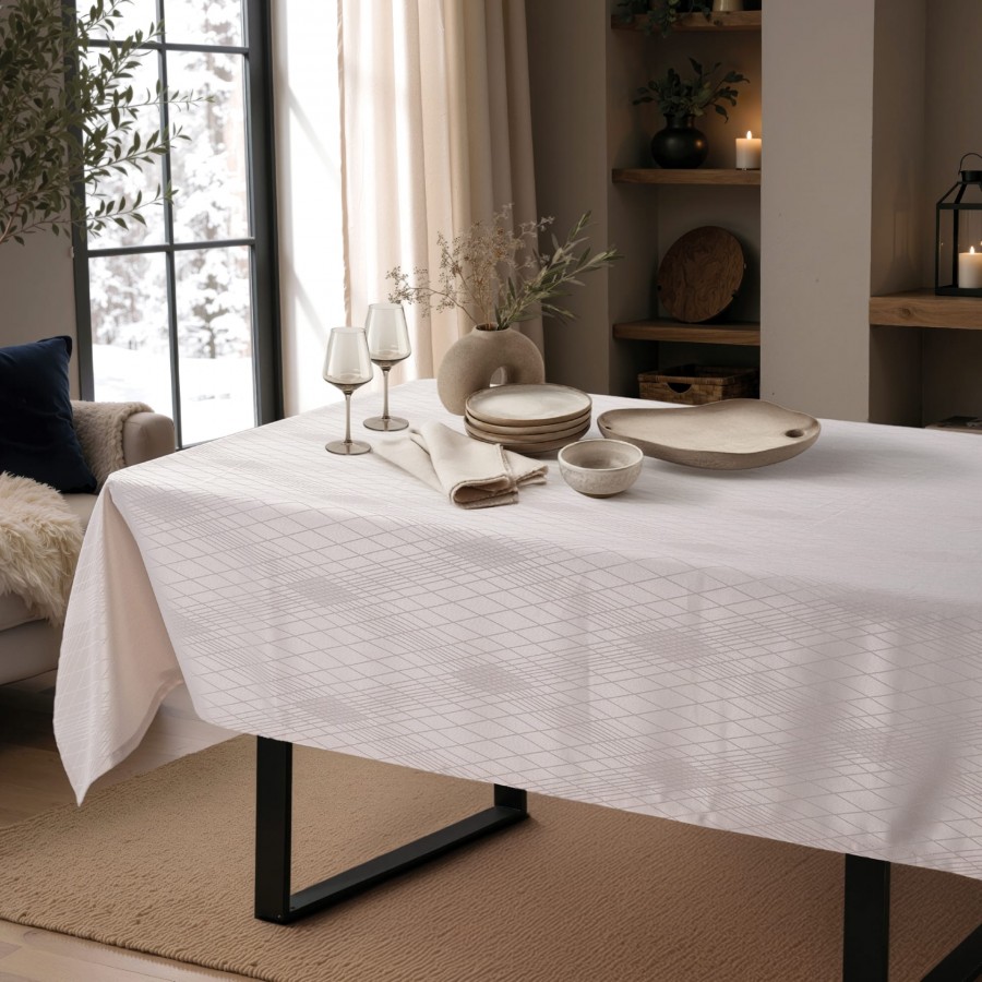 Τραπεζομάντηλο Antipes - 160x250cm + 12 πετσέτες