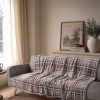 Ριχτάρι-Κουβέρτα Καναπέ Berries 02 Beige - 130 x 170 cm
