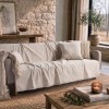 Ριχτάρι Dayton 01 Ivory - Τριθέσιο 180x300cm