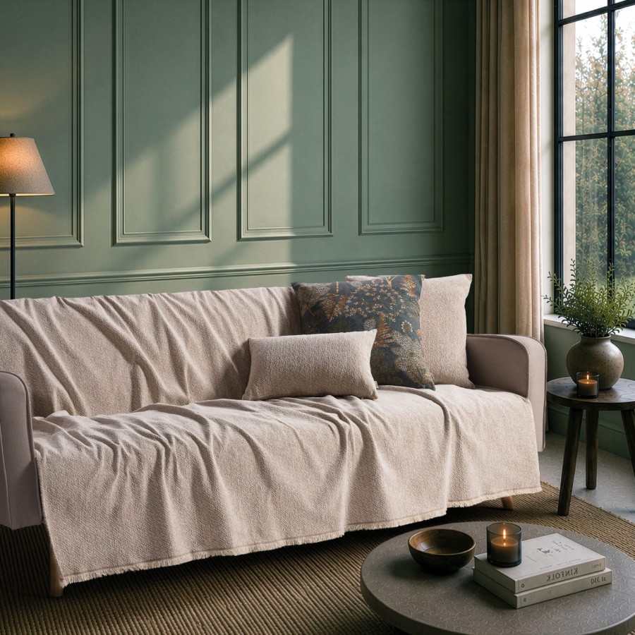 Ριχτάρι Dayton 02 Beige - Τριθέσιο 180x300cm