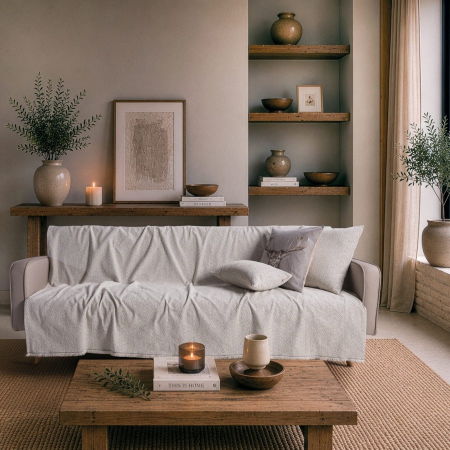 Ριχτάρι Dayton 07 Pearl Grey - Διθέσιο 180x250cm