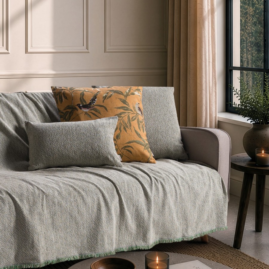 Ριχτάρι Dayton 16 Green Taupe - Τριθέσιο 180x300cm