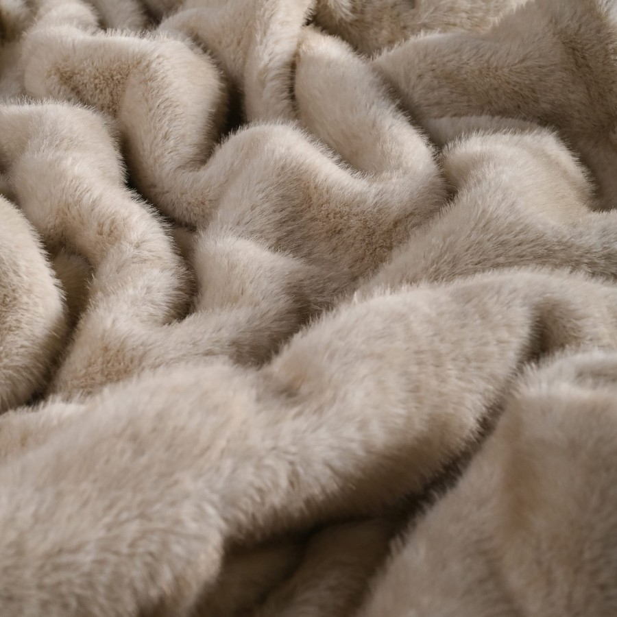 Διακοσμητικό Ριχτάρι Fox 02 Beige - 130 x 185 cm