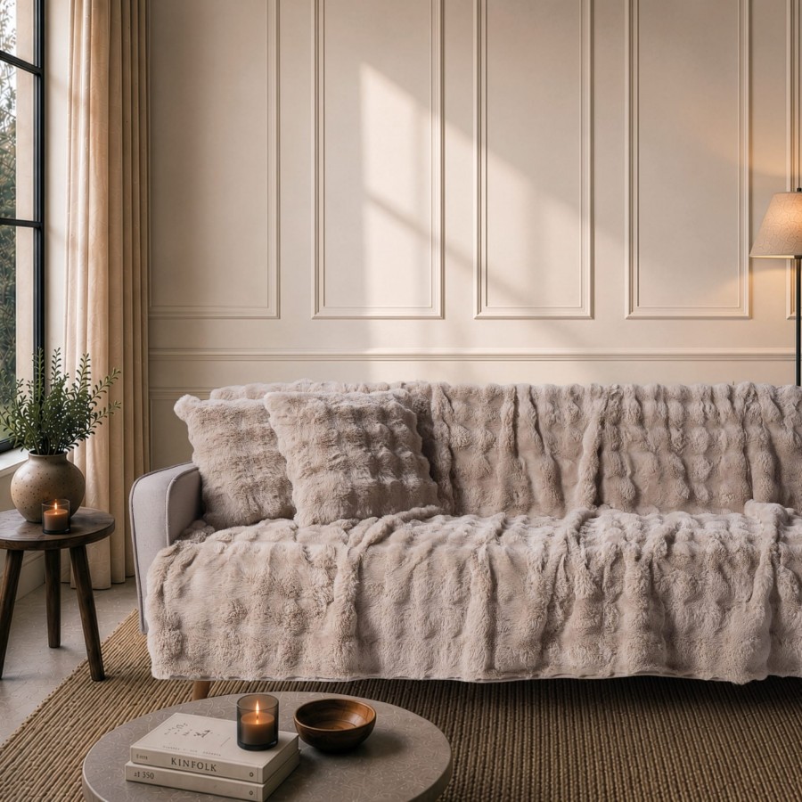 Ριχτάρι Αντιολισθητικό  Haaland 02 Beige - Διθέσιο 180x250cm
