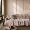 Ριχτάρι Αντιολισθητικό  Haaland 02 Beige - Τριθέσιο 180x300cm