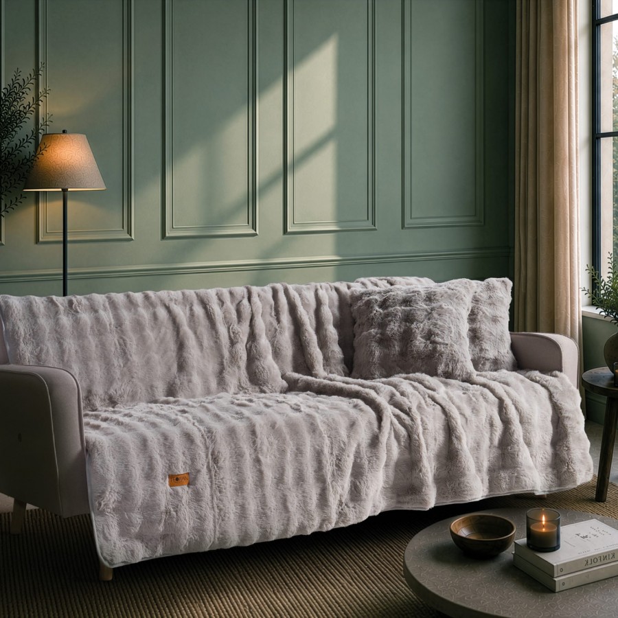 Ριχτάρι Αντιολισθητικό  Haaland 11 Grey - Διθέσιο 180x250cm