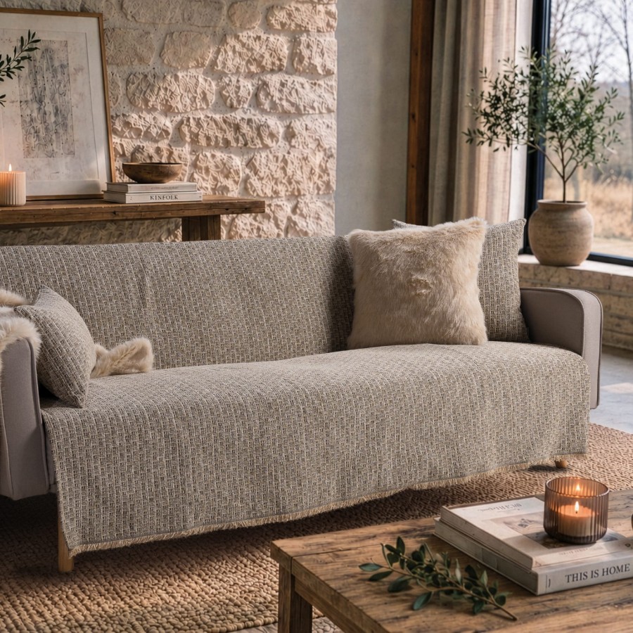 Ριχτάρι  Joliet 08 khaki - Διθέσιο 180x250cm