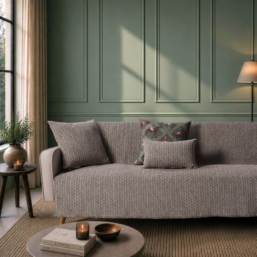 Ριχτάρι Joliet 15 Taupe Olive - Μονοθέσιο 180x150cm