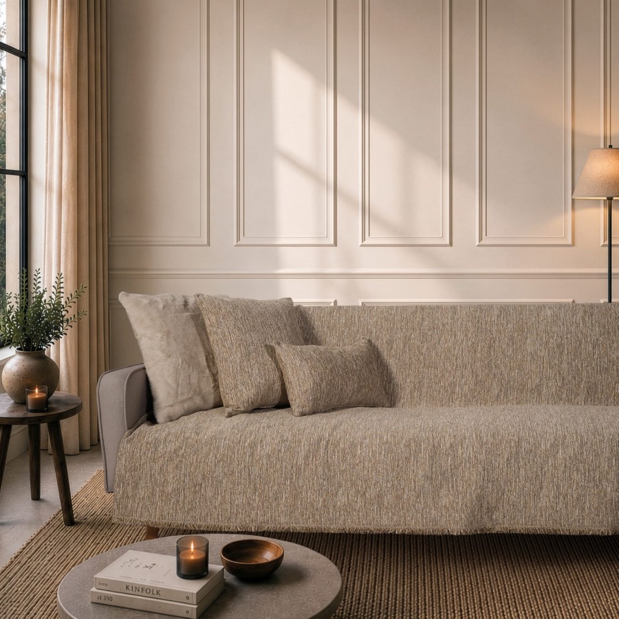 Ριχτάρι Kent 02 Warm Beige - Διθέσιο 180x250cm