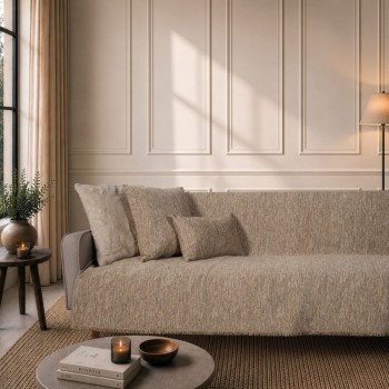 Ριχτάρι Kent 02 Warm Beige - Μονοθέσιο 180x150cm