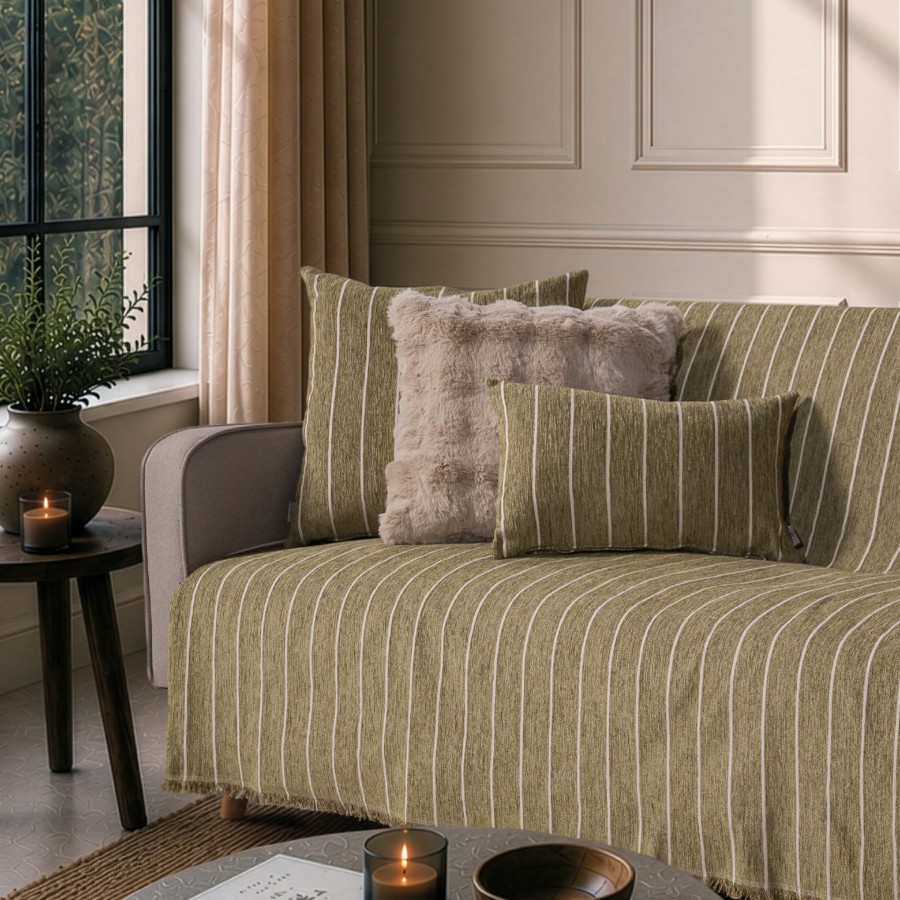 Ριχτάρι Macon 15 Sage Green - Διθέσιο 180x250cm