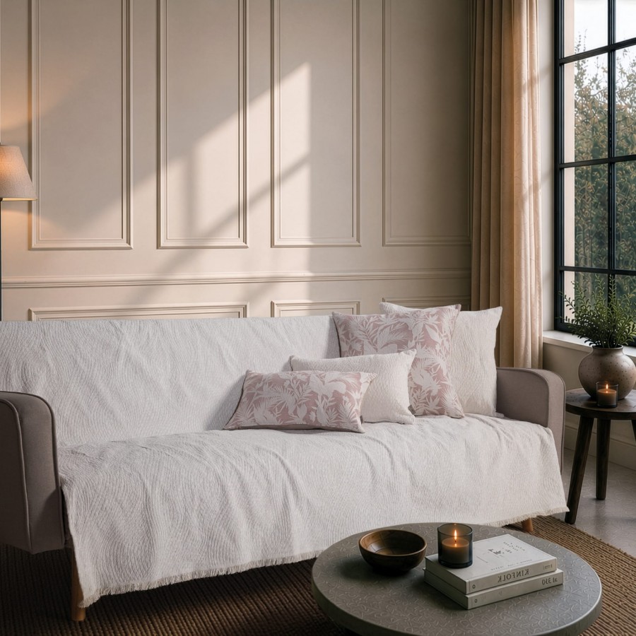 Ριχτάρι Norman 01 Off White - Μονοθέσιο 180x150cm