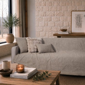 Ριχτάρι Norman 03 Light Brown - Μονοθέσιο 180x150cm