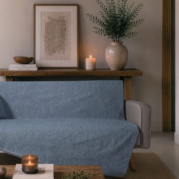 Ριχτάρι Norman 04 Denim Blue - Μονοθέσιο 180x150cm
