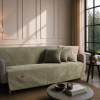 Ριχτάρι Αντιολισθητικό Αδιάβροχο Pearl  15 Sage Green - Μονοθέσιο 180x150cm