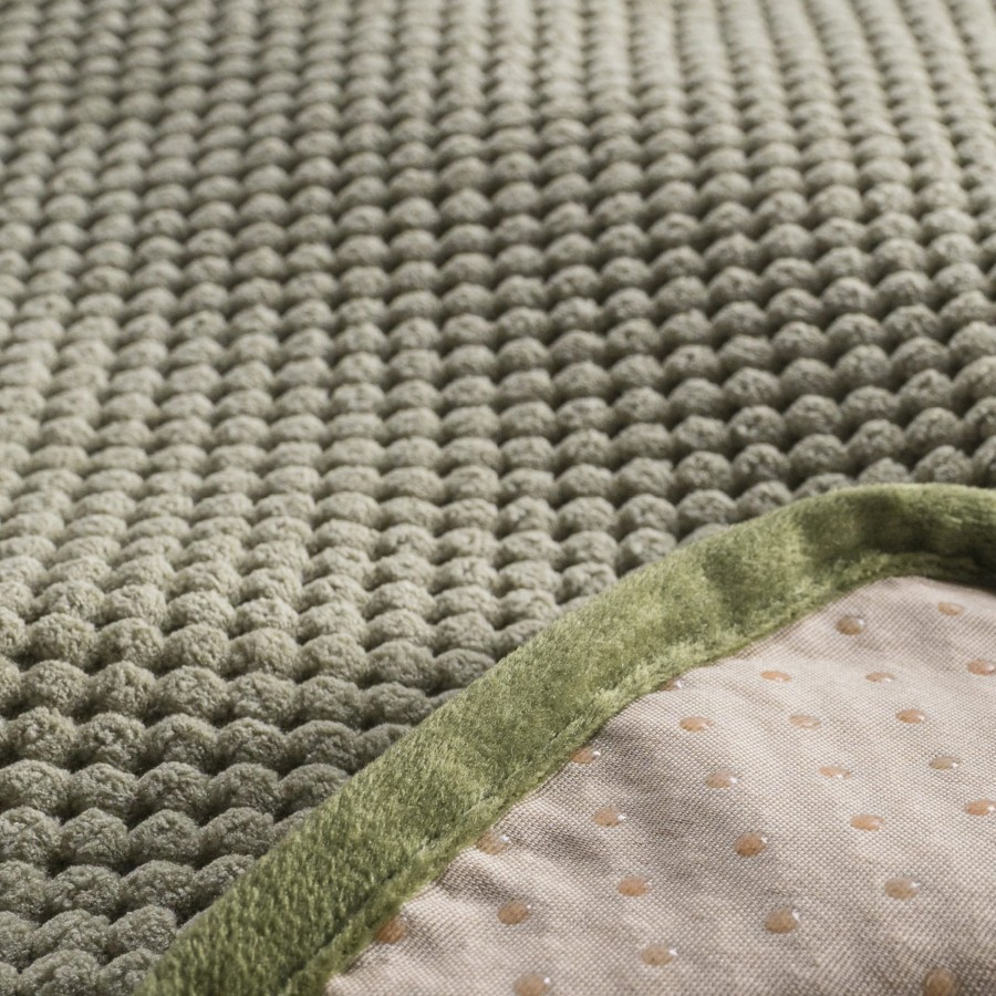 Ριχτάρι Αντιολισθητικό Αδιάβροχο Pearl  15 Sage Green - Τριθέσιο 180x300cm