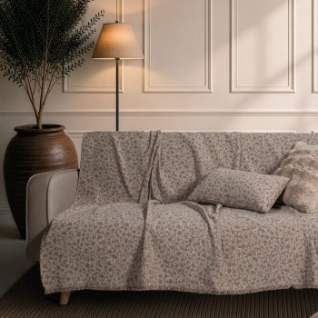 Ριχτάρι Pearland 03 Natural Taupe - Μονοθέσιο 180x150cm