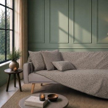 Ριχτάρι Pearland 15 Sage Taupe - Τριθέσιο 180x300cm