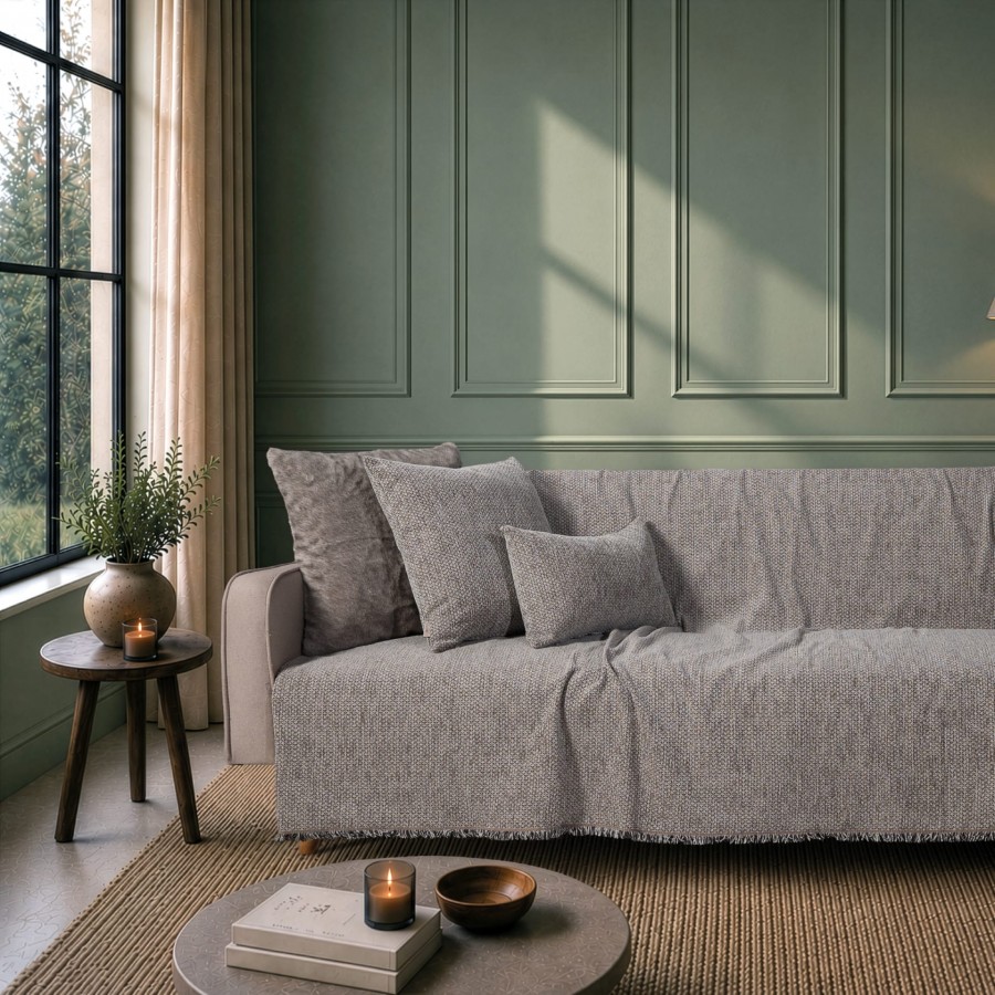 Ριχτάρι Utah 11 Grey - Τετραθέσιο 180x350cm
