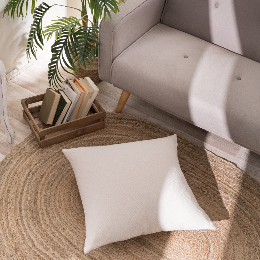 Μαξιλαροθήκη Napoli 01 - 65x65cm δαπέδου με γέμιση